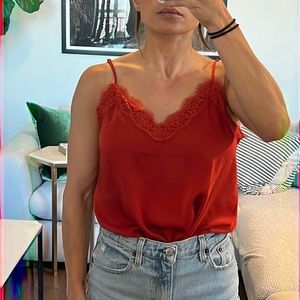 ⚜️ BP copper lace cami tank Small